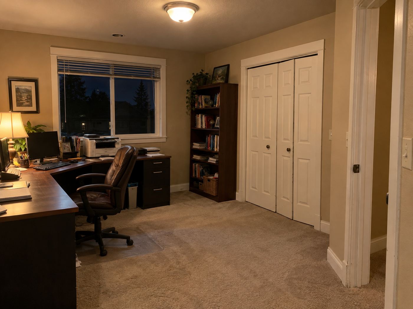 Office before remodel
