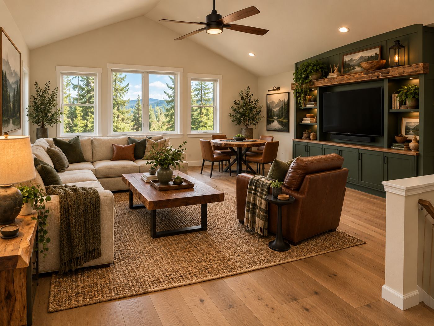 Common area after remodel, Fircrest Hearth Home