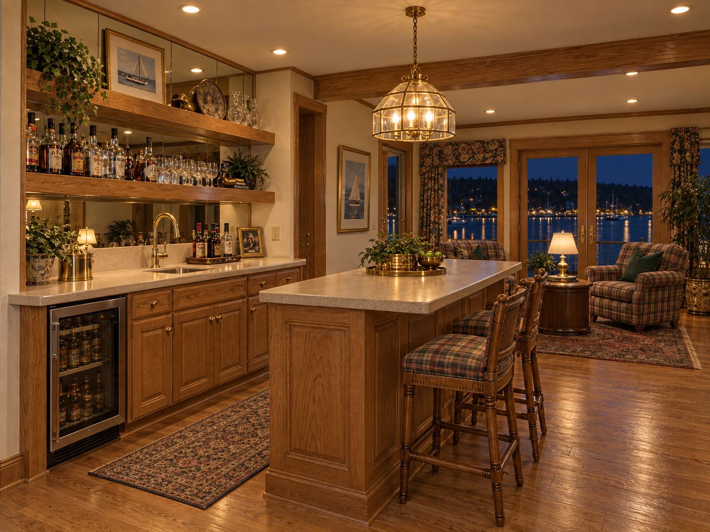 Bar before remodel