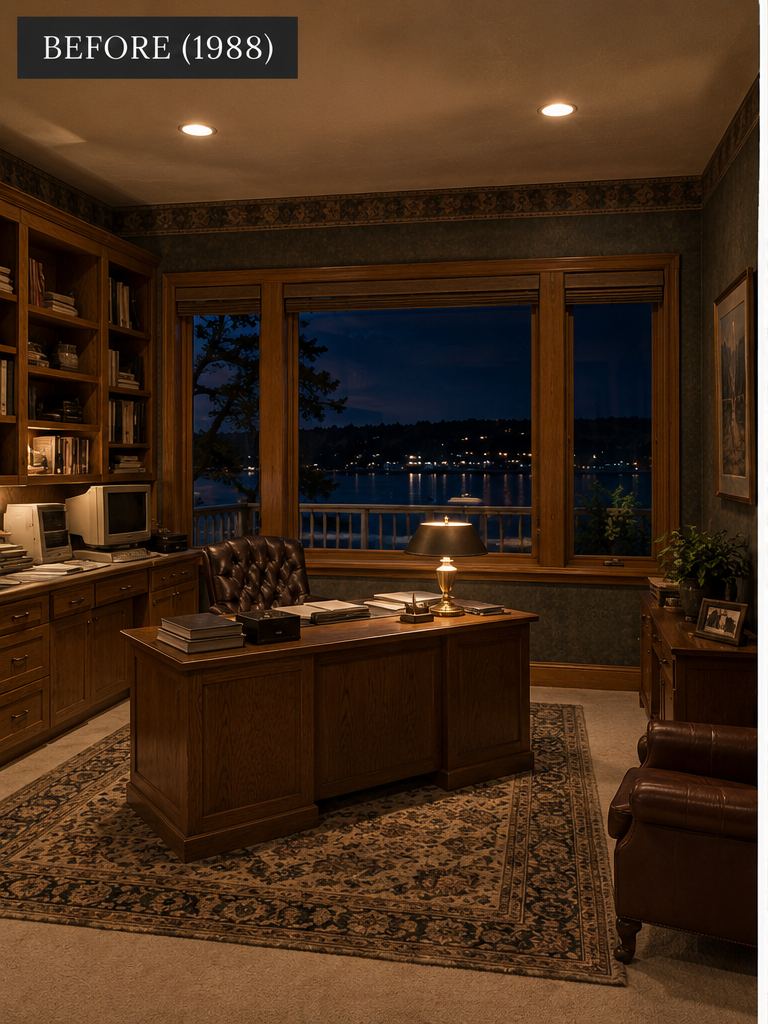 Office before remodel