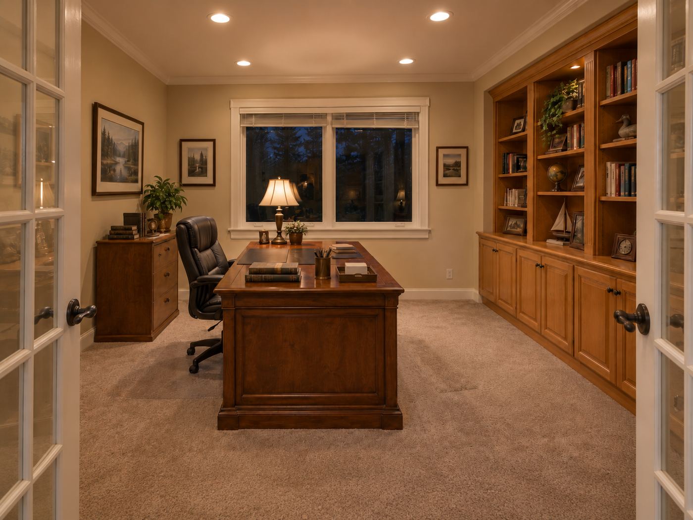 Office before remodel