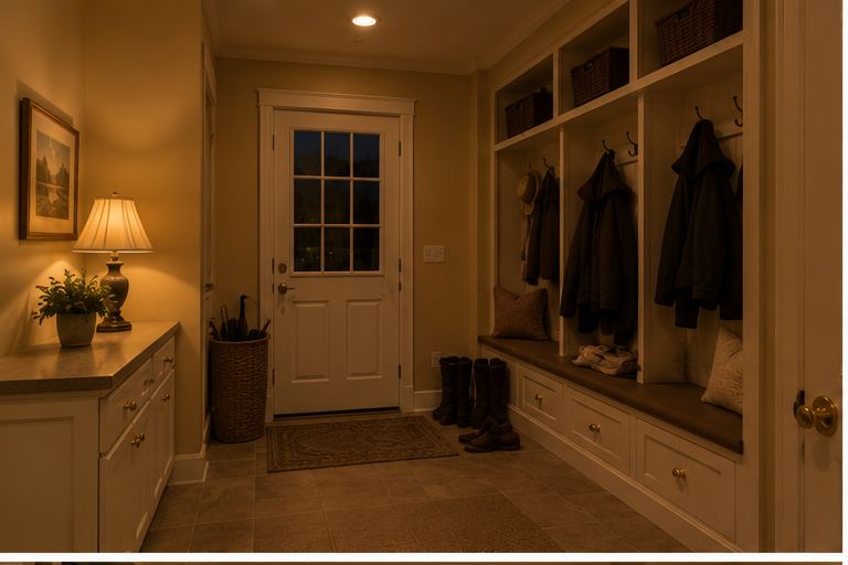 Mudroom before remodel