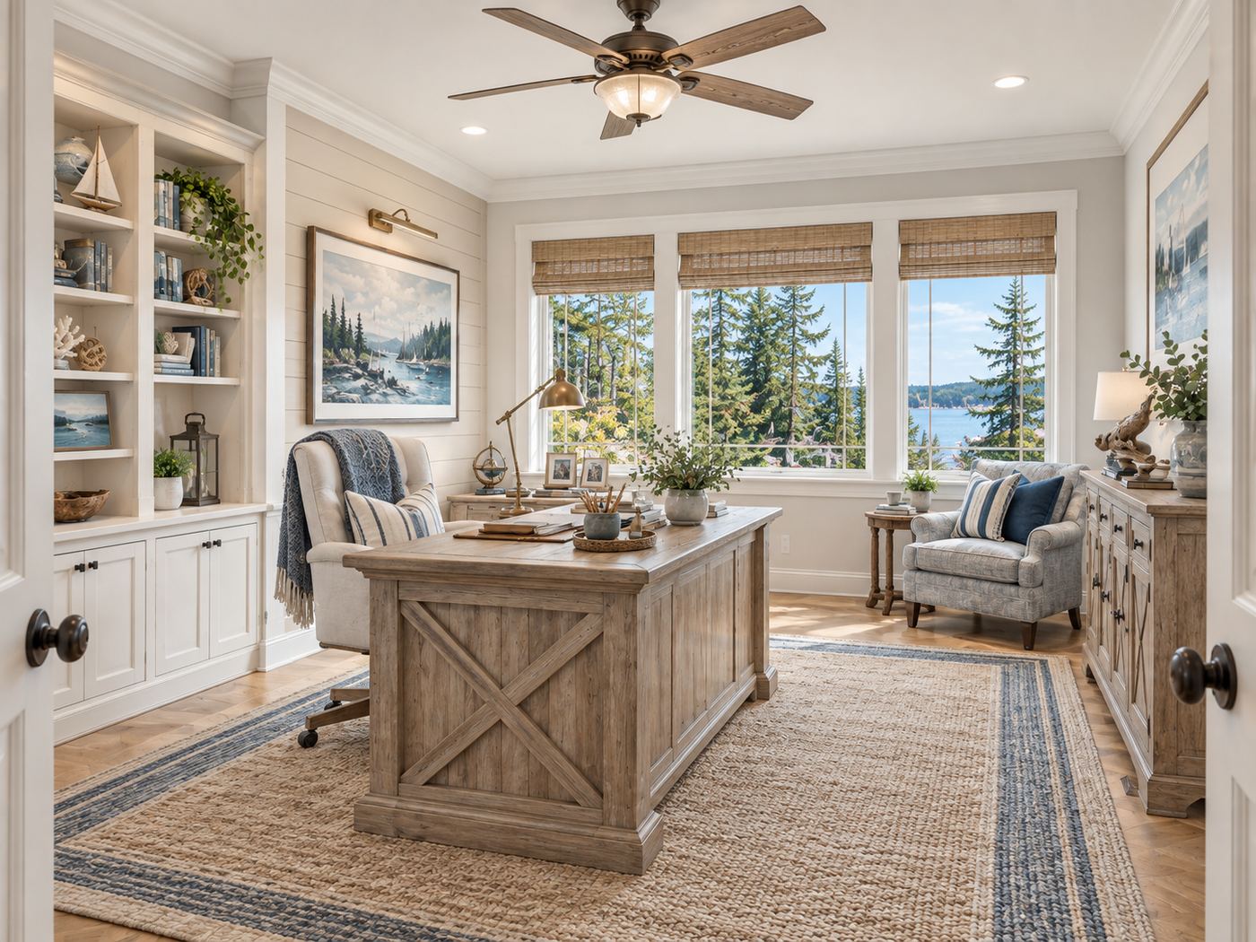Office after remodel, Gig Harbor Weekend House