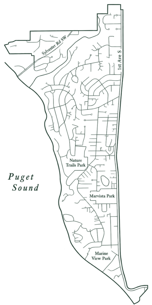 Normandy Park street map