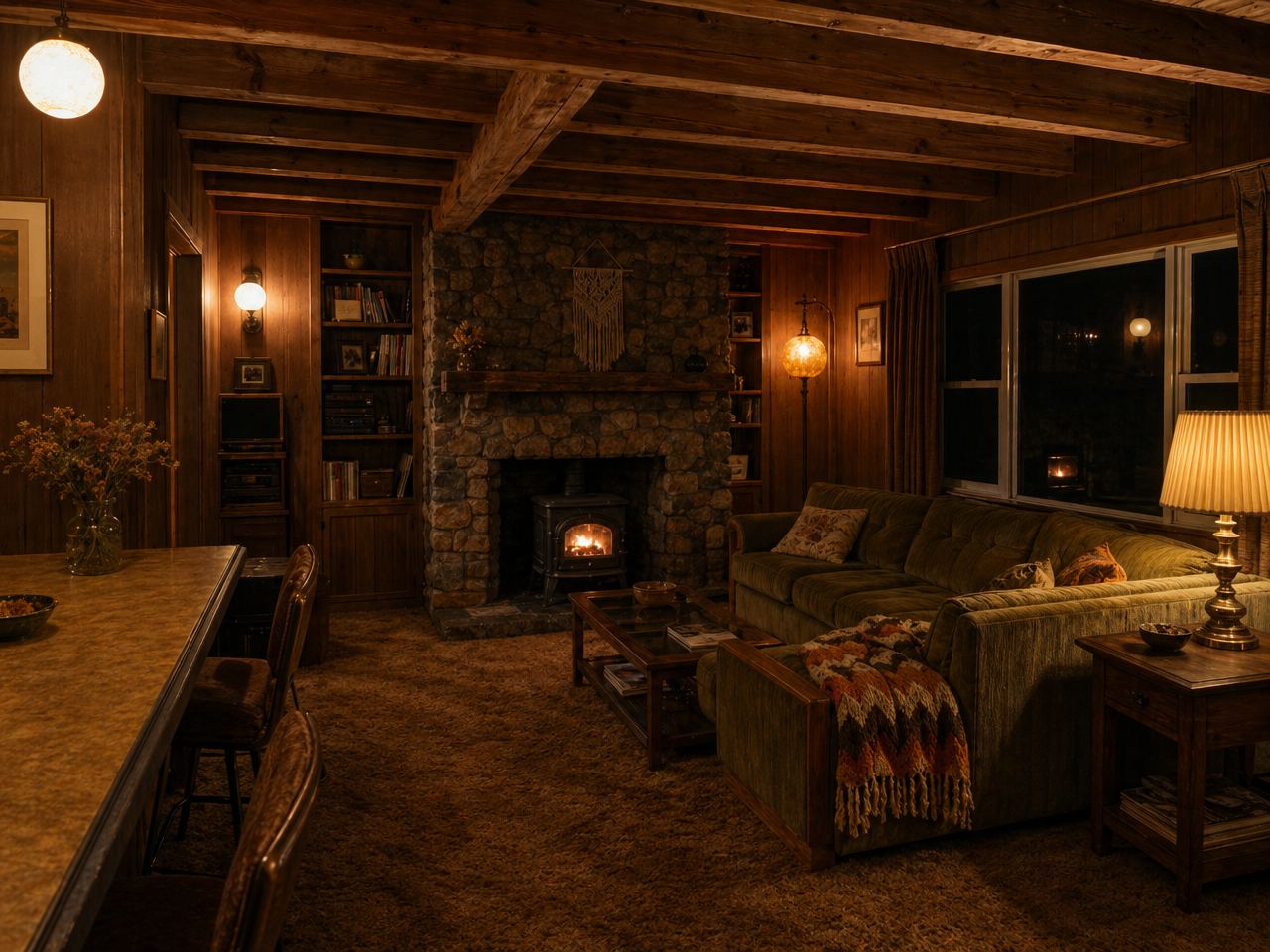 Living room before remodel