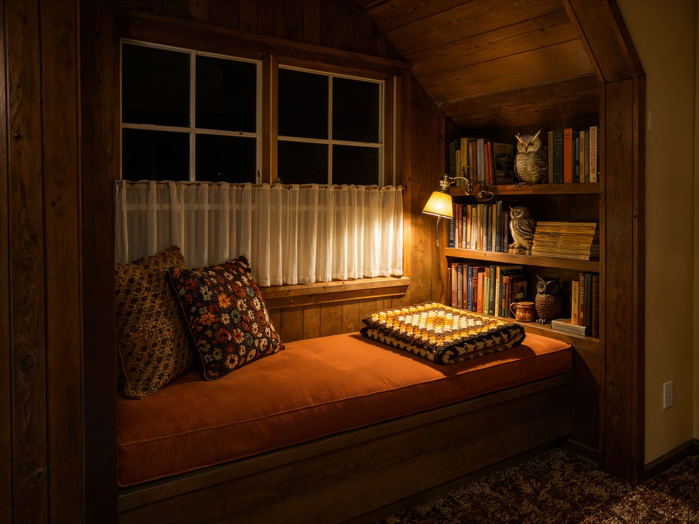 Reading nook before remodel